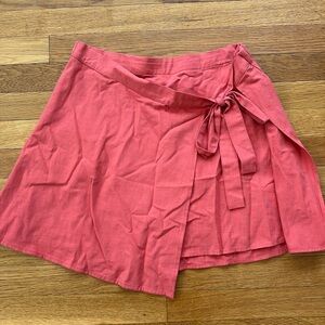 New tie front skirt